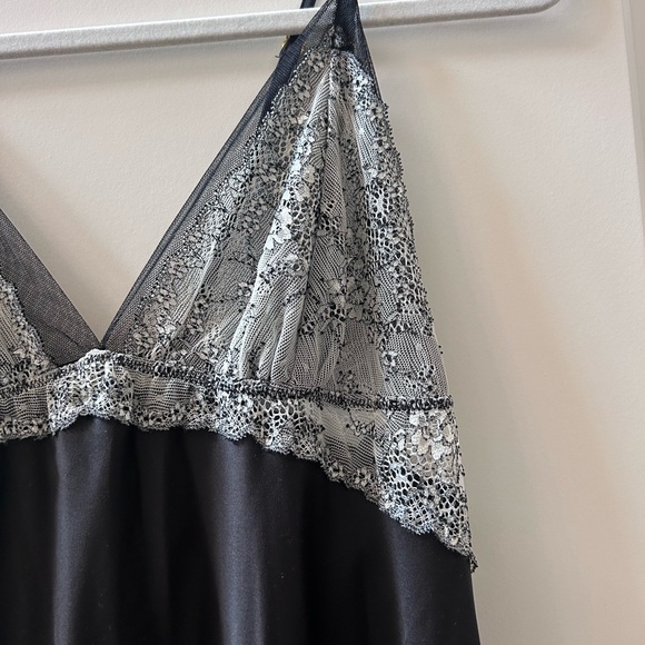 Anthropologie Flora Nikrooz Charmeuse Lace Night Midi Dress WITH MATCHING ROBE!! - Picture 4 of 10